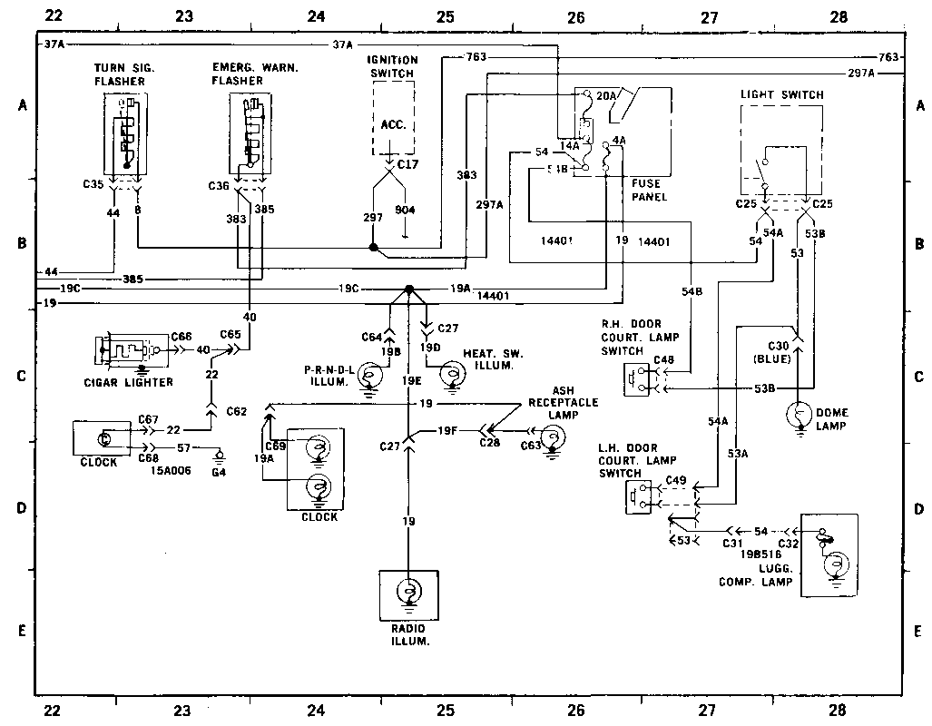 1971 Mustang Color Wiring And Vacuum Diagrams