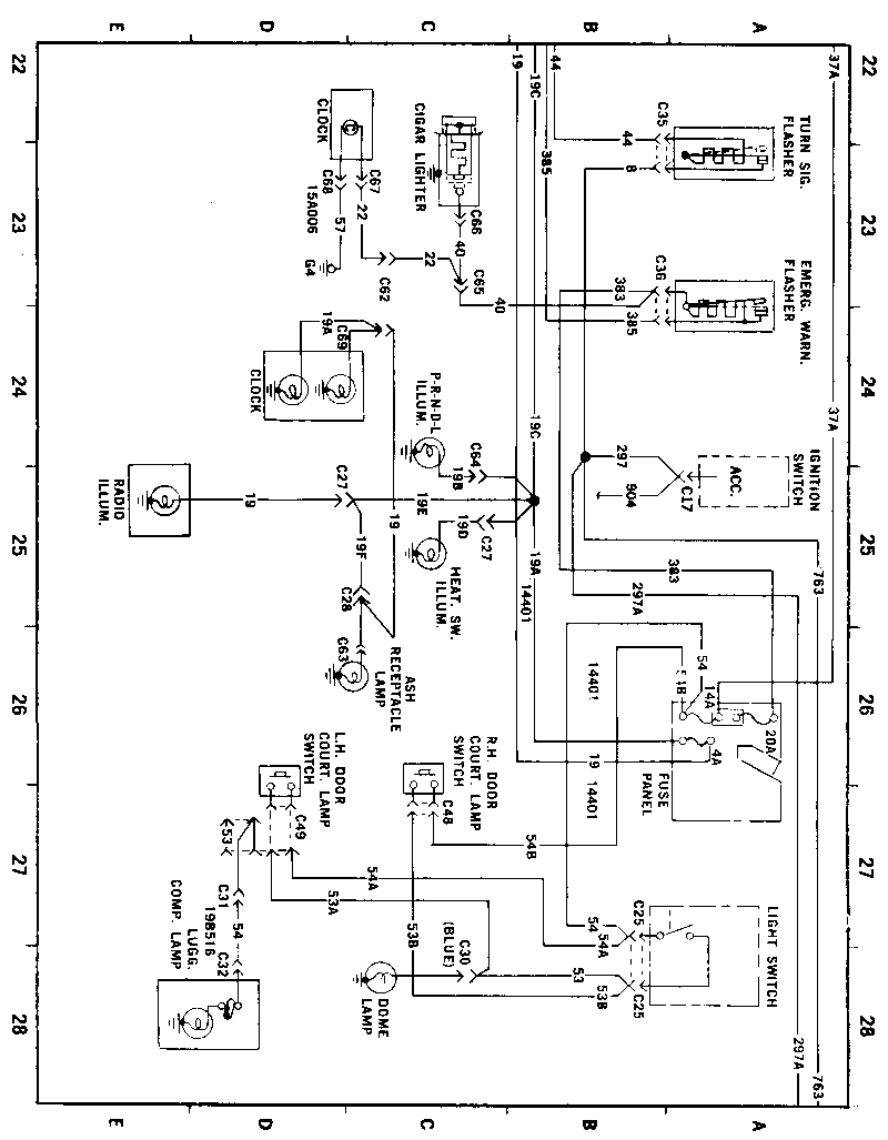 1970 Ford Maverick Wiring & Vacuum Diagrams