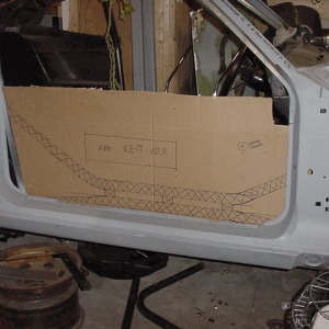 Template For Cage Door Bars