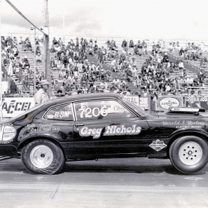 My Maverick At Fremont Drag Strip 1980