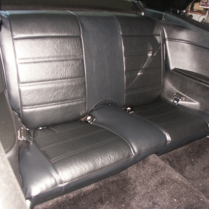 Upholstered Rear Seat