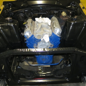 Engine Bay Painted