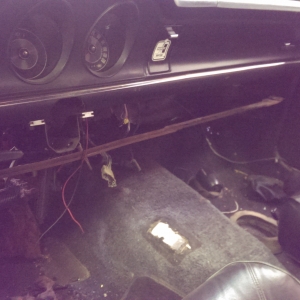 Removal Of Steering Wheel And Heater Box