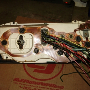 76 gauge cluster rear