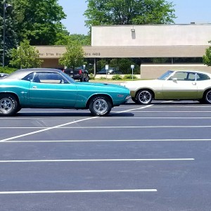 Parked next to me at the store.