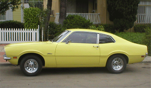 My 1970 Maverick the day I bought it.